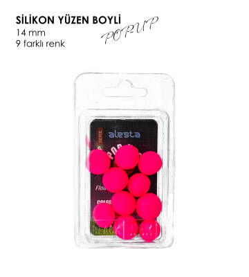 YÜZEN BOYLİ POP-UP PEMBE 14MM 10P - 1