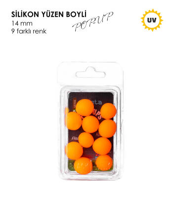 YÜZEN BOYLİ POP-UP UV TURUNCU 14MM 10P - 1