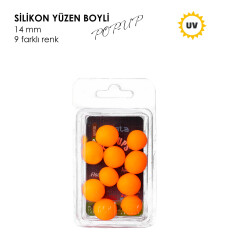 YÜZEN BOYLİ POP-UP UV TURUNCU 14MM 10P - ALESTA