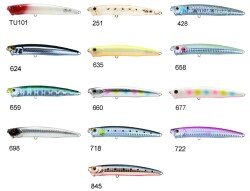 Zipbaits Skinny Pop Floating 130mm Su Üstü Popper 24gr Maket Balık - Zipbaits