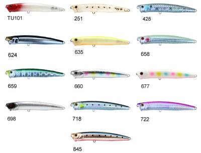 Zipbaits Skinny Pop Floating 130mm Su Üstü Popper 24gr Maket Balık - 1